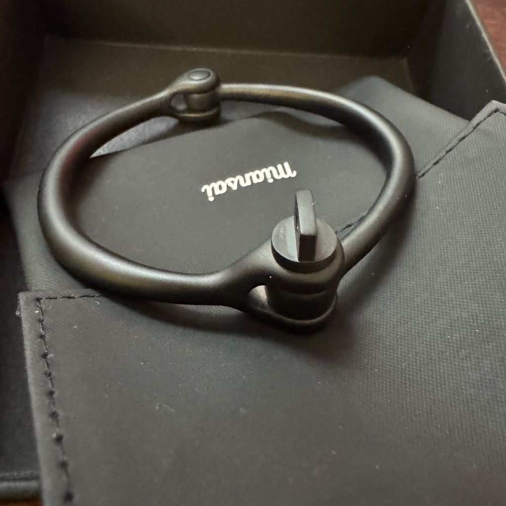 Miansai Charcoal Matte Cuff 200$